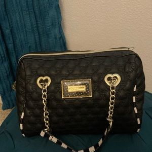 Black Betsey Johnson purse